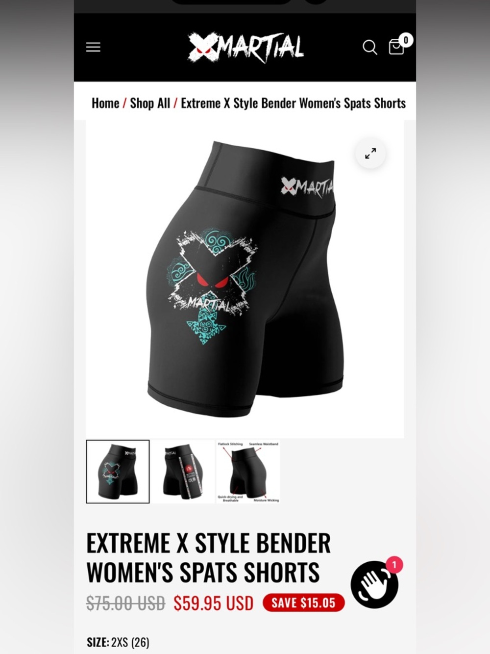Women's Black Graphic Bike Shorts